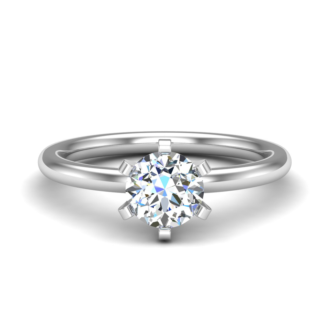 Ilana 6 Prong Solitaire Engagement Ring